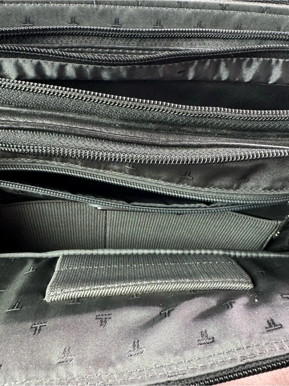 Vintage TUMI Black Leather Laptop Travel Backpack